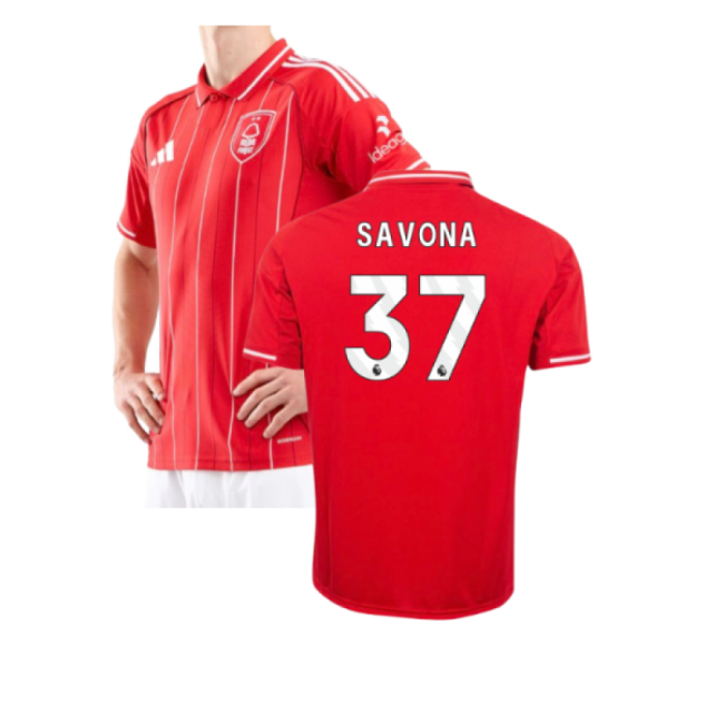 2025-2026 Nottingham Forest Home Jersey (Savona 37)