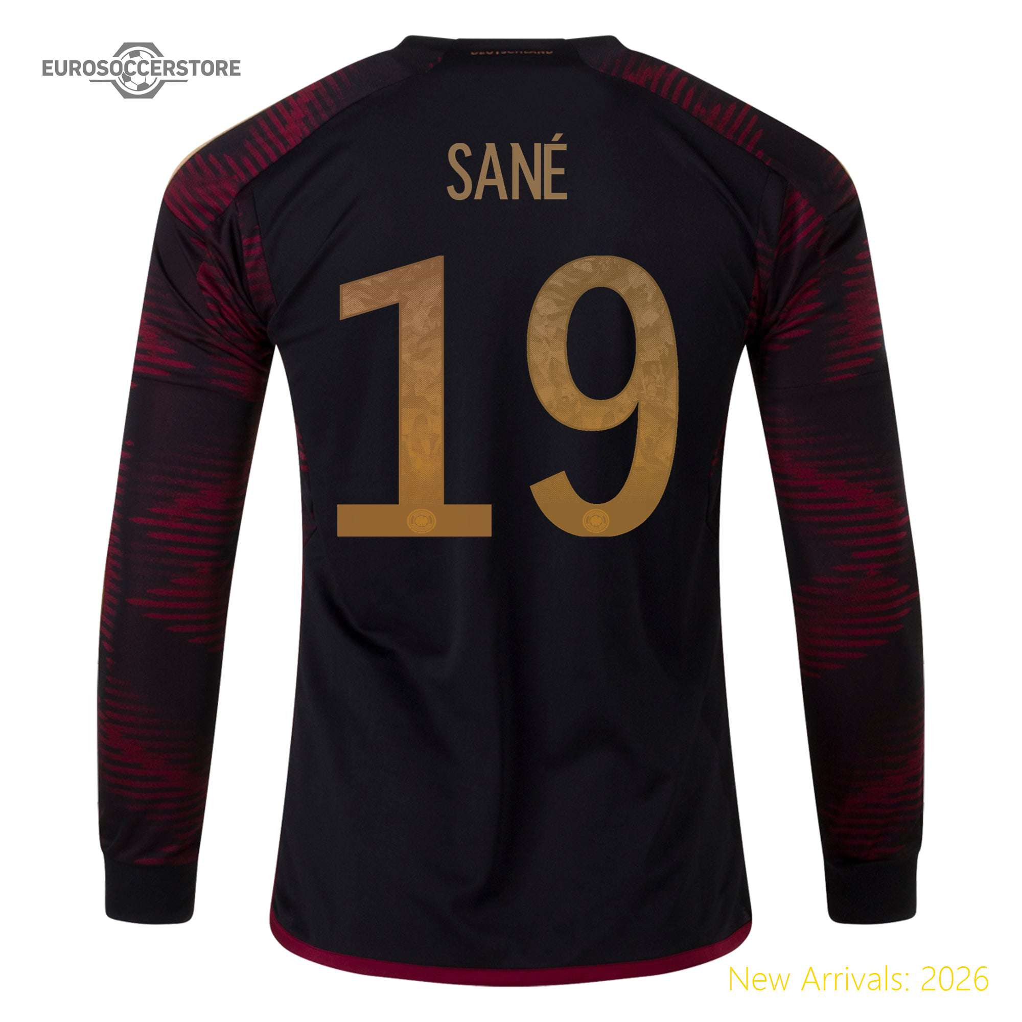 Official Team Merchandise Men Ger Team Away Professional Jersey 2022