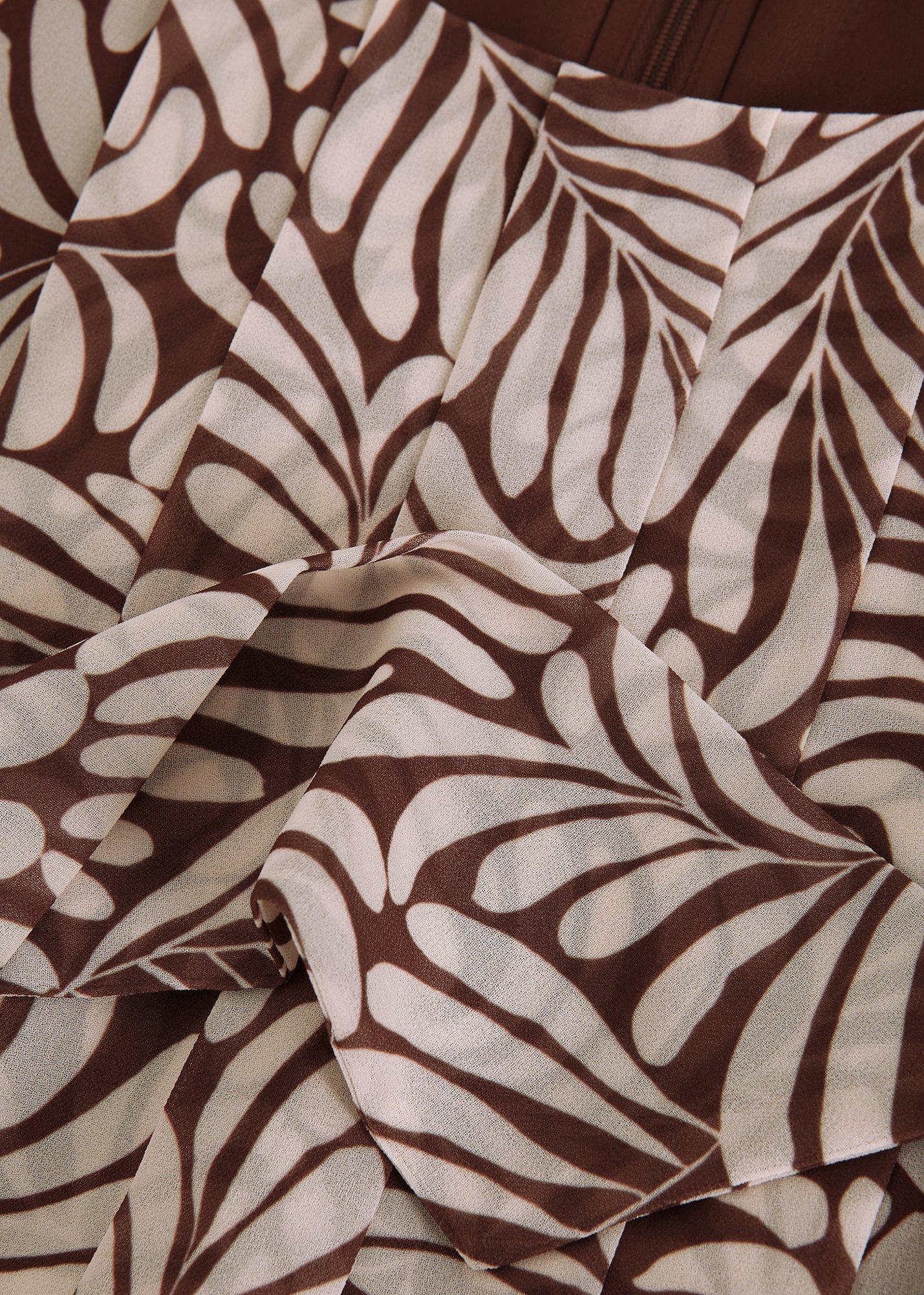 Petite Janine Leaf Print Jumpsuit