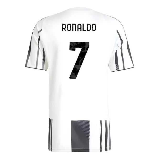 2025-2026 Juventus Home Top Quality Shirt (Ronaldo 7) Reinforced Seams