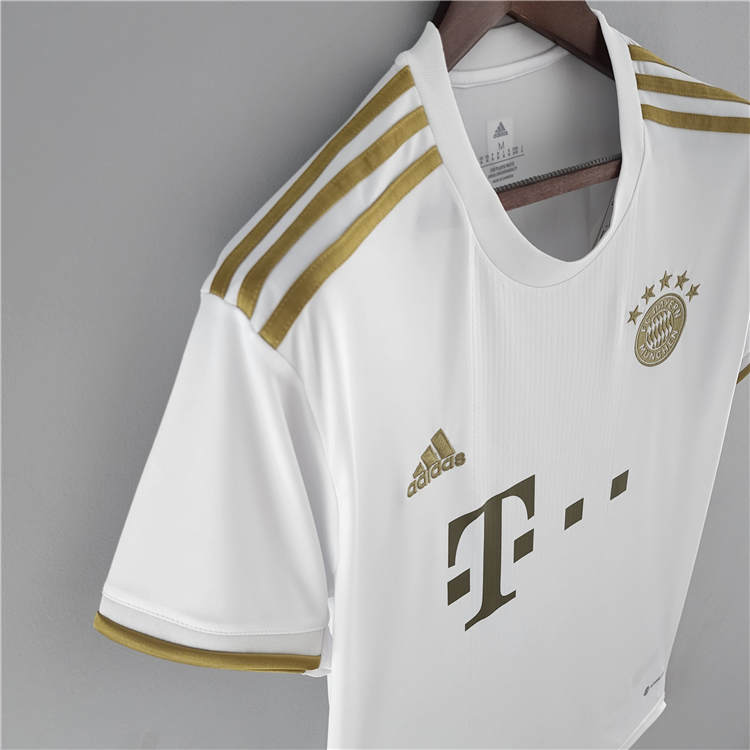 Bayern Munich 2223 Away White Soccer Jersey Football Shirt - Official