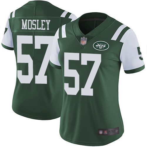 Authentic NFL s New York Jets #57 C.J. Mosley Green Limited Jersey