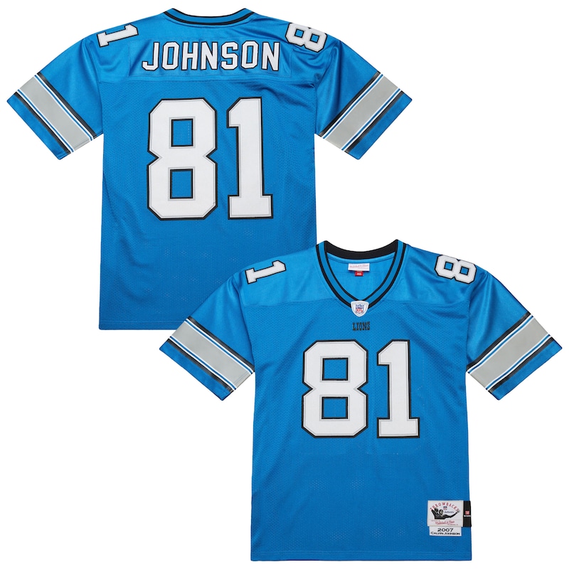 None Calvin Johnson DET Lions Classic High-Quality Jersey Football App