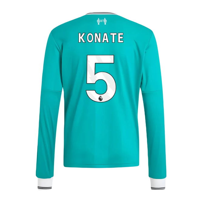 Kids Liverpool EPL Team Sleek Third Football Shirt (Konate 5)