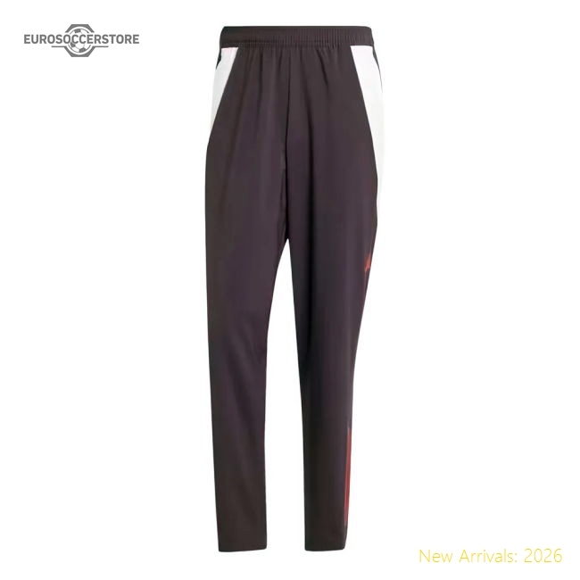 2024-2025 Bayern Munich Presentation Pants (shadow Maroon)