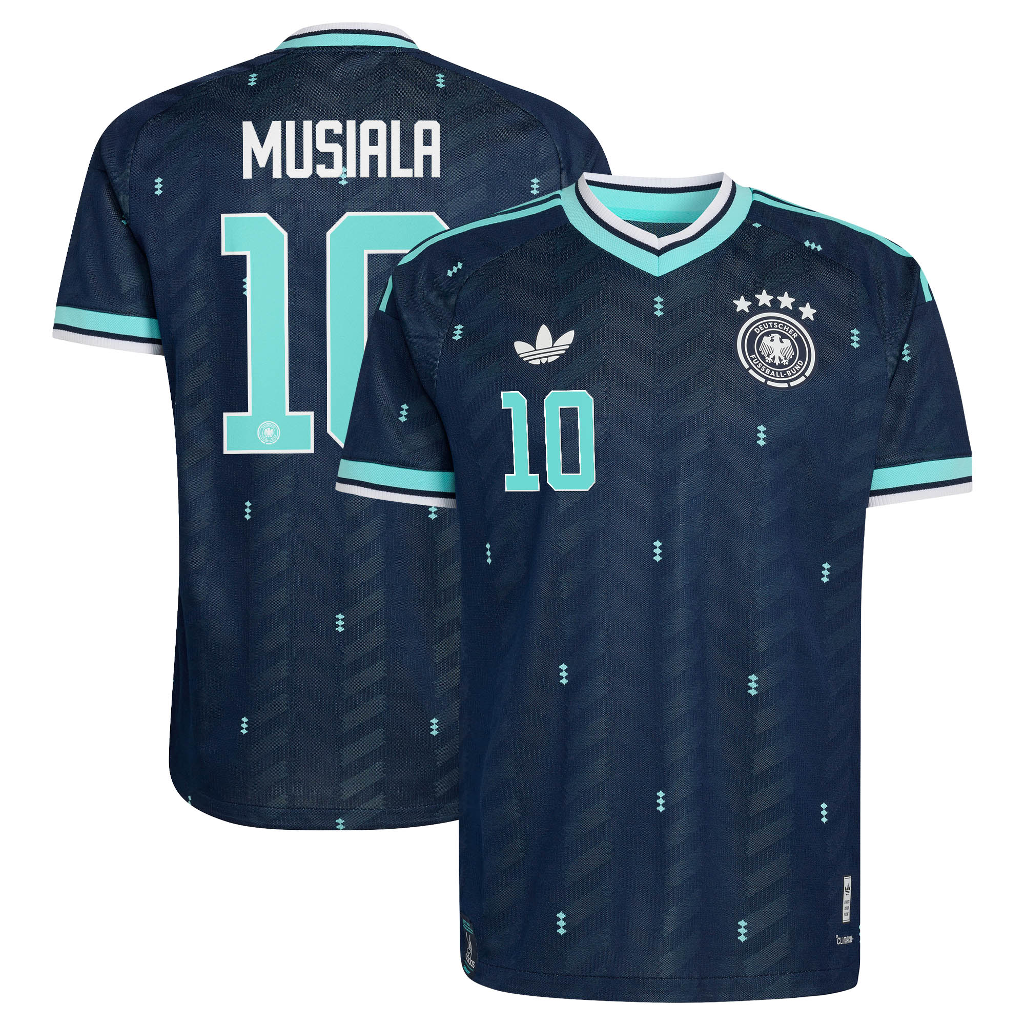 [SJH] Jamal Musiala #42 Germany National Team 2026 Away On-Field Authentic Jersey - Navy