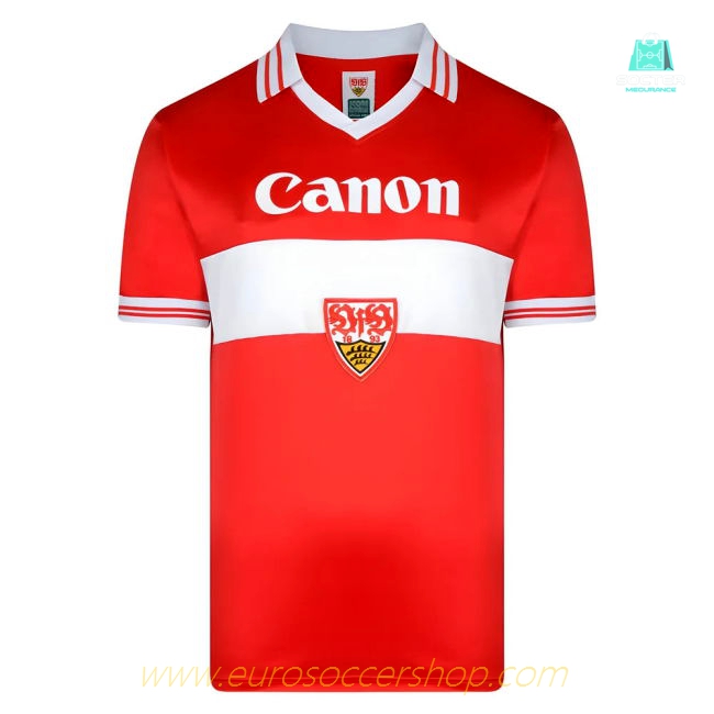 Score Draw Vfb Stuttgart 1980 Auswart Retro Football Shirt