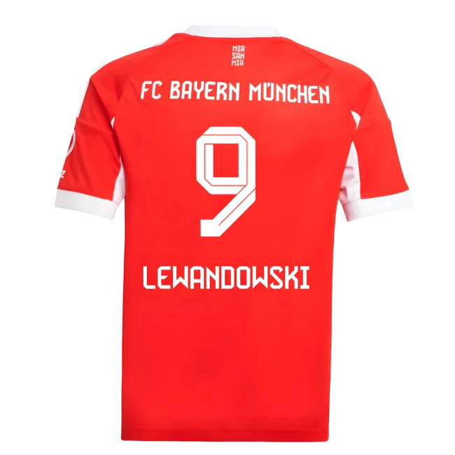 2025-2026 Home Shirt by Bayern Munich (Junior