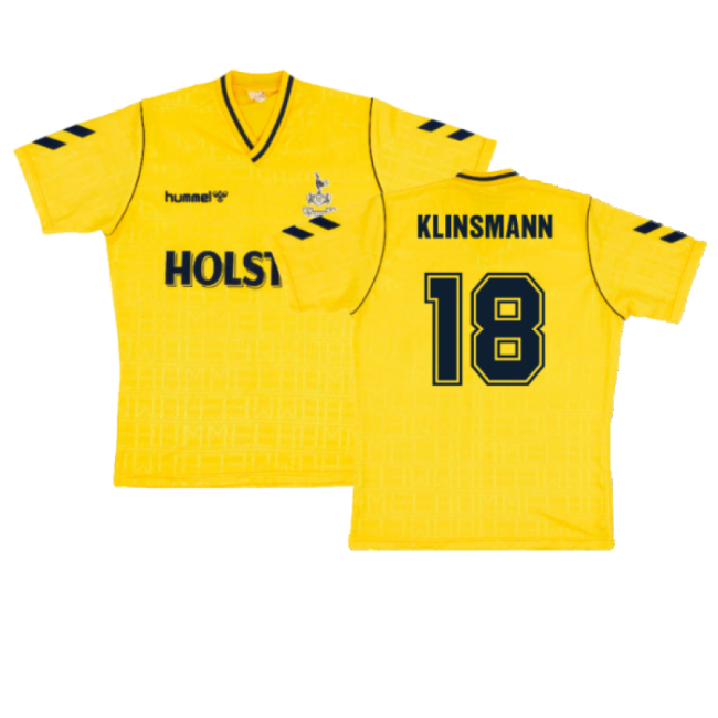 Premium 1988 Tottenham Away Hummel Retro Shirt (klinsmann 18)