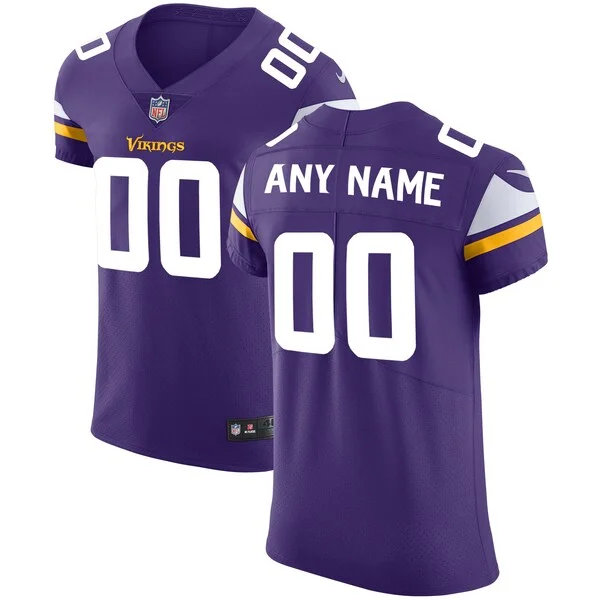 None Minnesota Vikings Elite Jersey - Purple | NFL Player Jersey