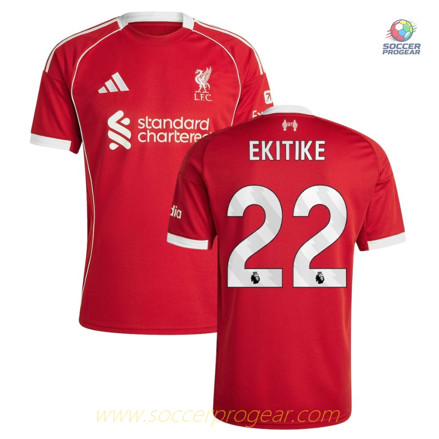 Liverpool Home Shirt 2025-2026 Season EKITIKE