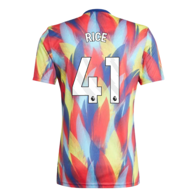 Rice 41 Updated Arsenal Home Team Kit 2025-2026