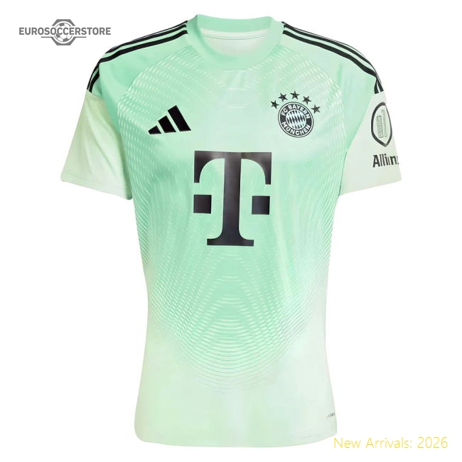 Excellent 2025-2026 Bayern Munich Home Goalkeeper Shirt (glory Mint)