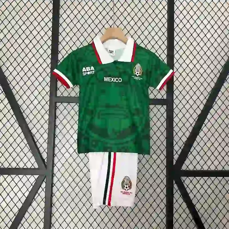 Cheap 1998 Kids Mexico Jersey retro kit