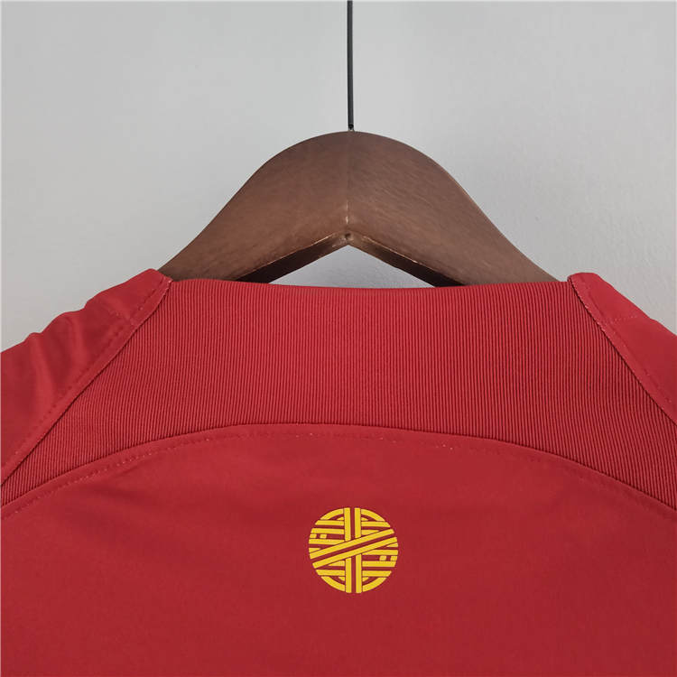 Portugal 2022 World Cup Home Red Soccer Jersey Football Shirt - World