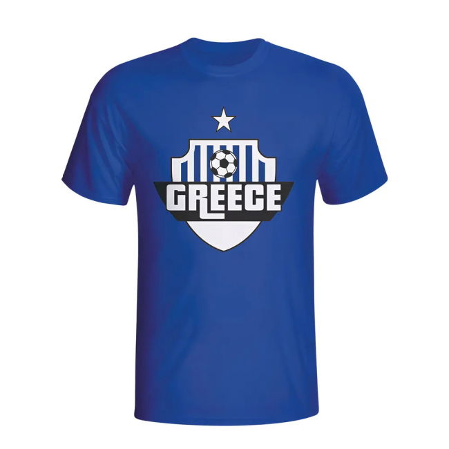 Kids Greece A Team High Performance Home Pro Level Shirt