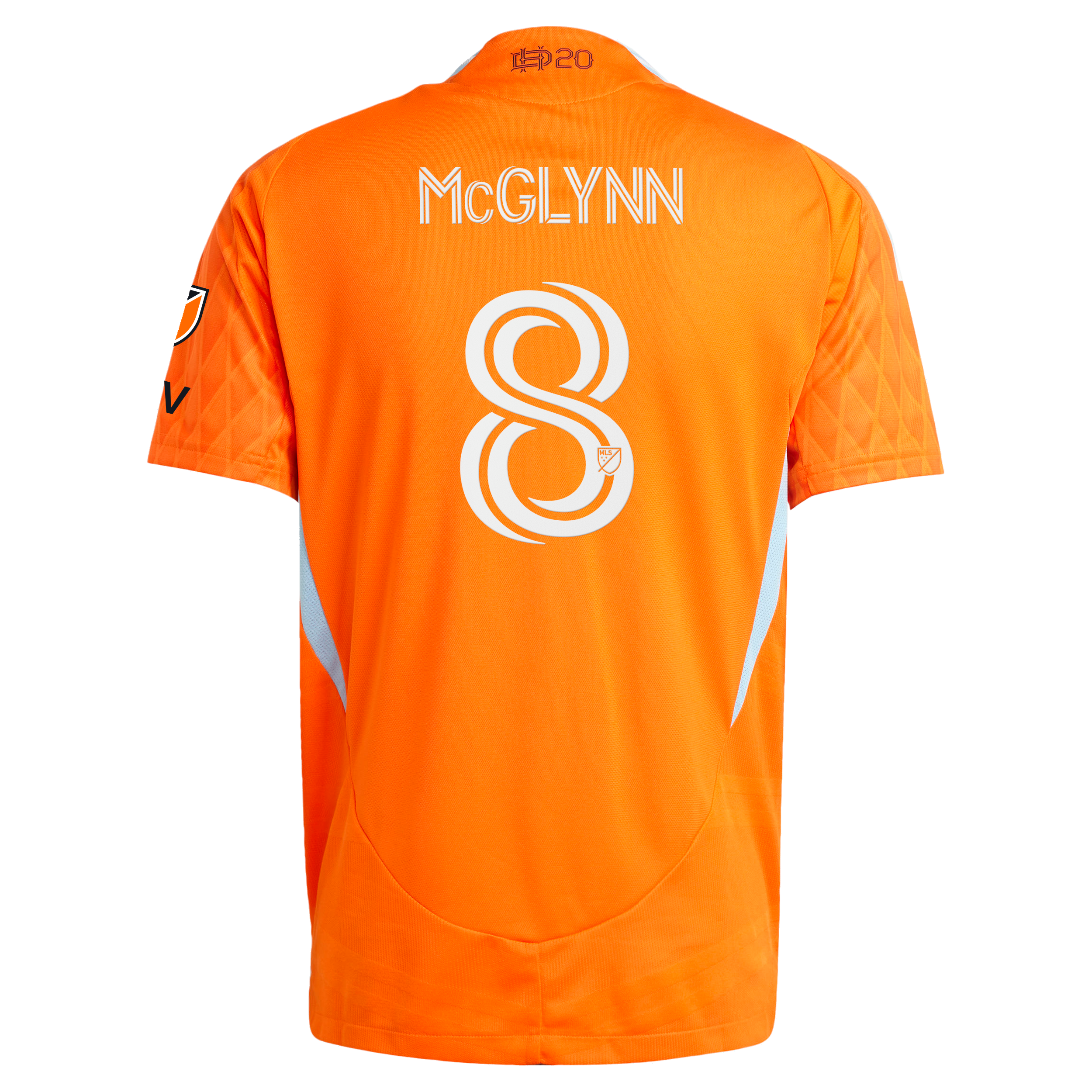 [SJH] Jack McGlynn Houston Dynamo FC 2025 Season 20 On-Field Authentic Jersey - Orange