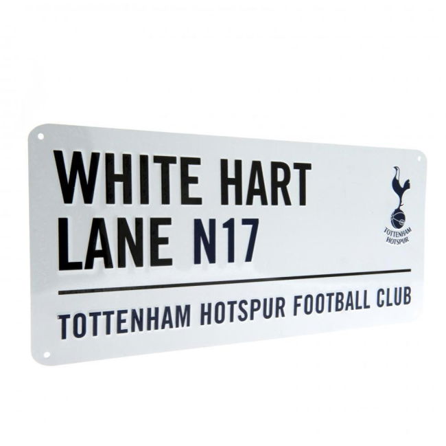 Tottenham Hotspur FC White Street Sign (Fan Favorite)