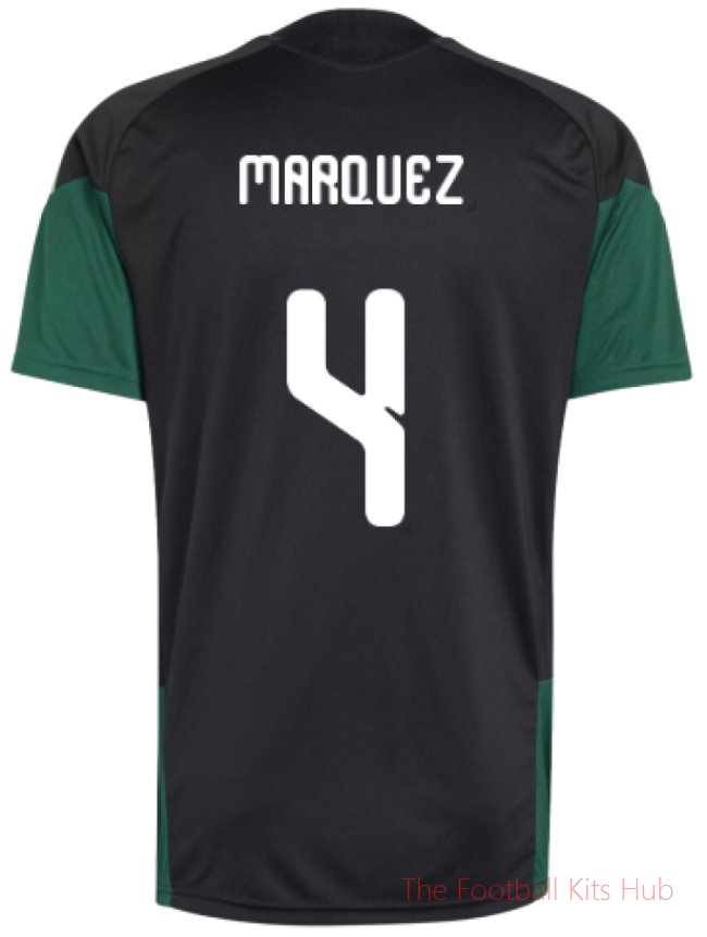 [LK] 2026/27 Mexico Training Jersey (Black) (Marquez 4)