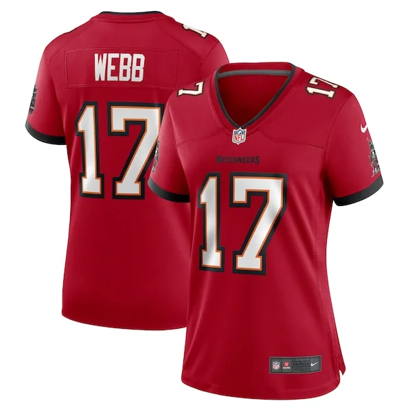 None Raleigh Webb Game Jersey - Red | NFL Player Jersey | NFL Football