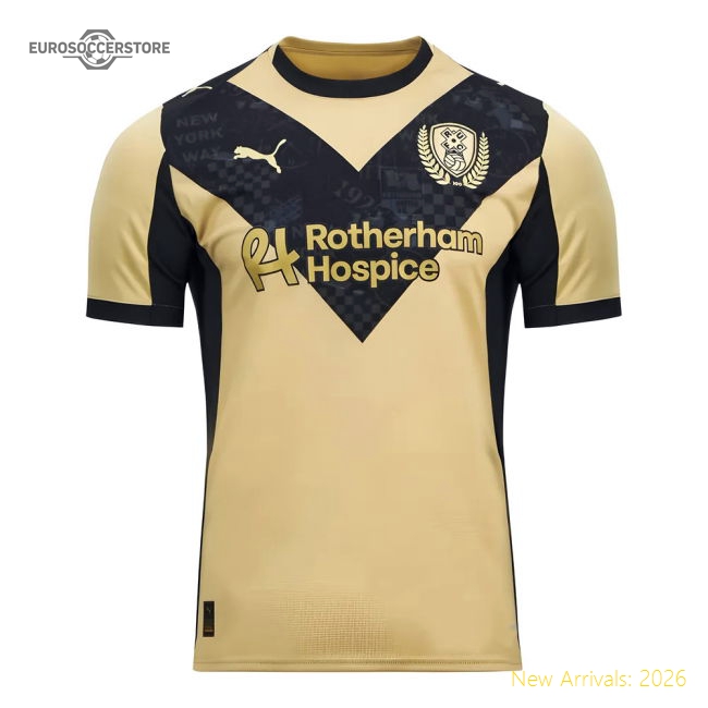 Top-grade 2025-2026 Rotherham United Away Shirt - Premium Quality