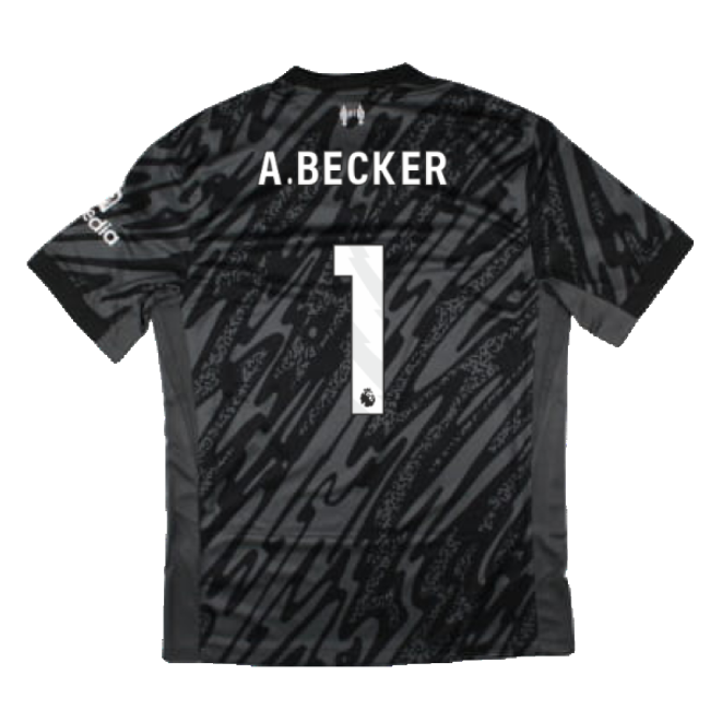 2024-2025 Liverpool Football Club Home Goalkeeper Top (Black) (A.Becker