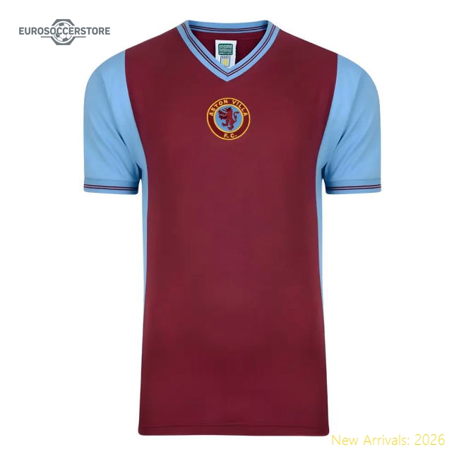 Score Draw Aston Villa 1982 Home Shirt