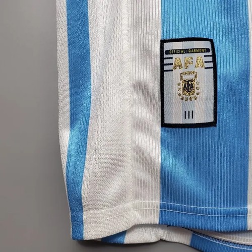 Authentic 1998 Argentina Camiseta World Cup World Cup With Special