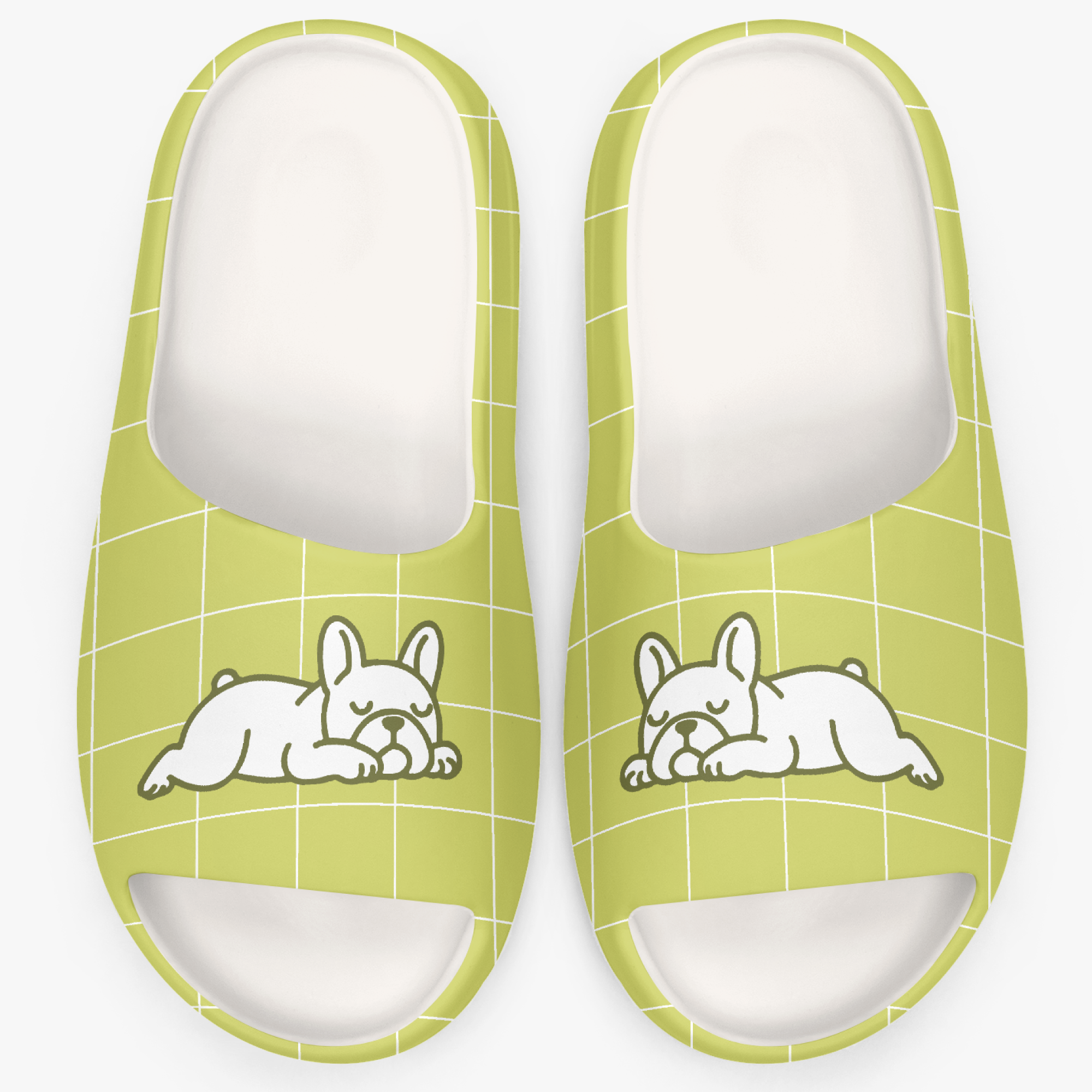 Fashion-Forward Teeny - Slide Sandals for French Bulldog Lovers