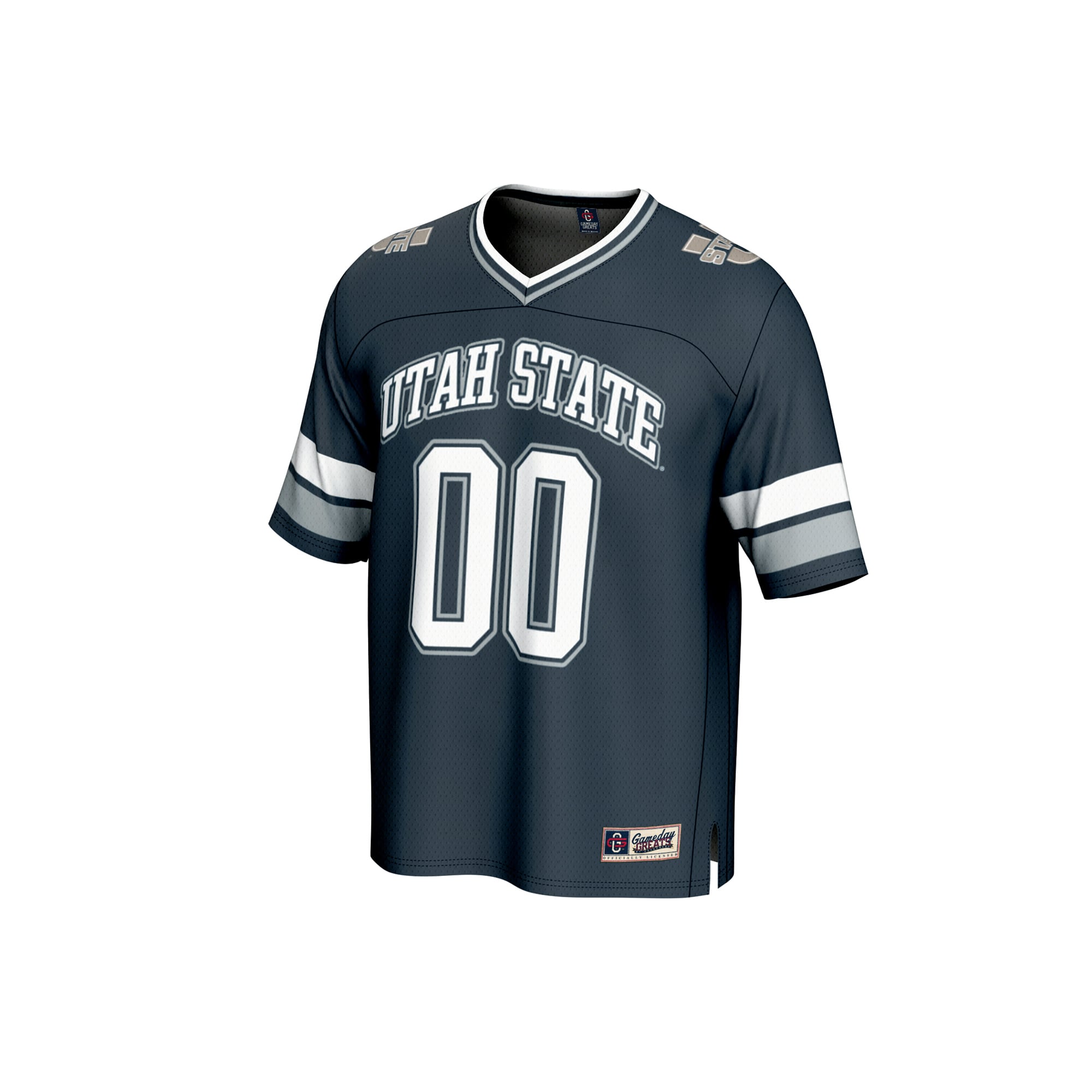Utah State Aggies GameDay Greats Unisex NIL Pick-A-Player Football Fashion Jersey - Navy