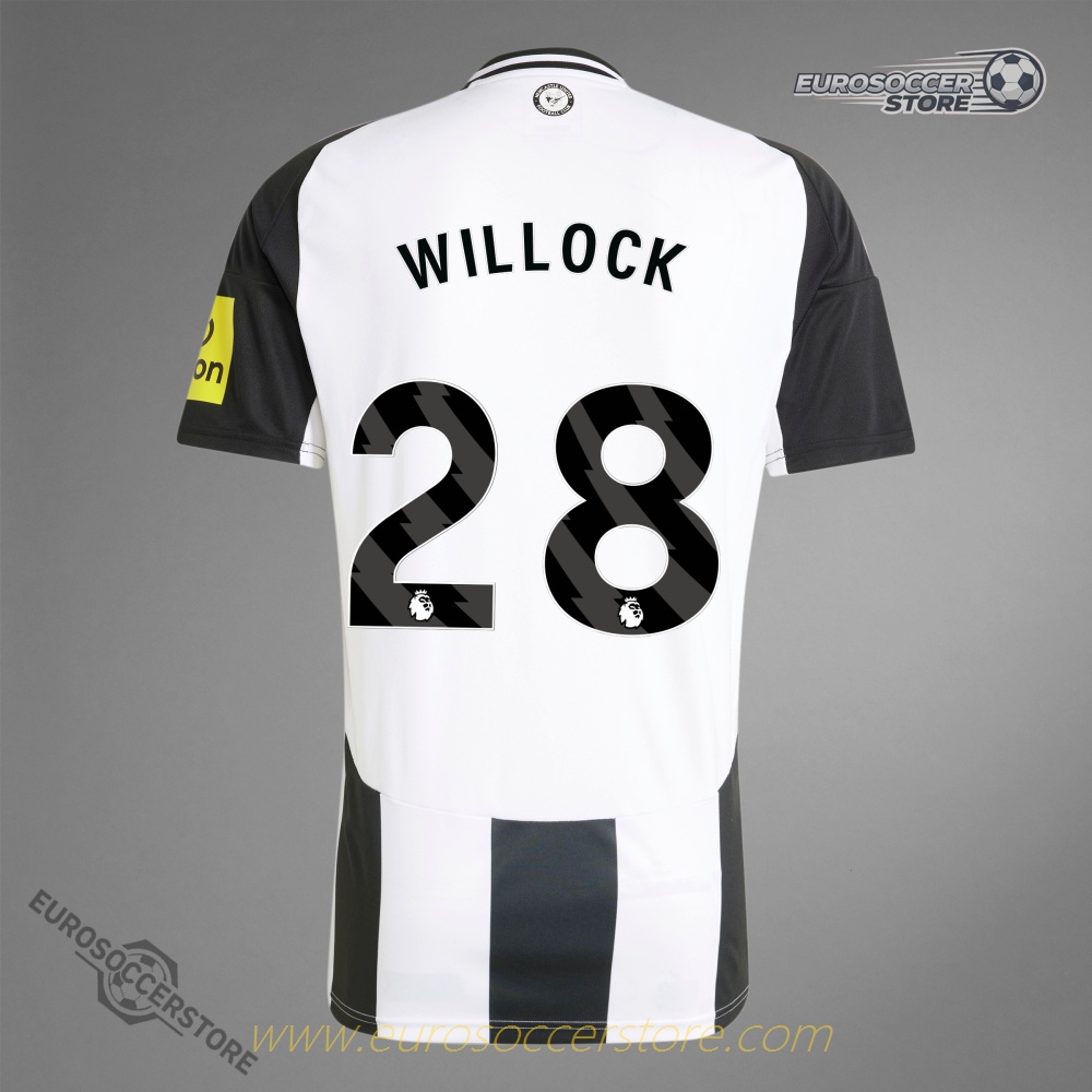 Newcastle United WILLOCK 28 Home Jersey for the 24-25 season