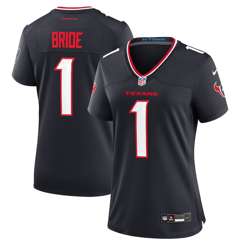 None Number 1 Bride HOU Texans Stylish Cost-Effective Jersey