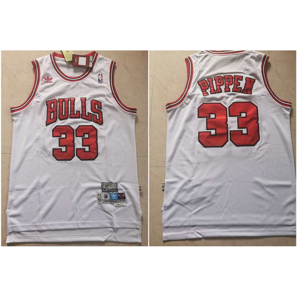 Official Jersey Chicago Bulls 33 White - - Basketball Fan Gear