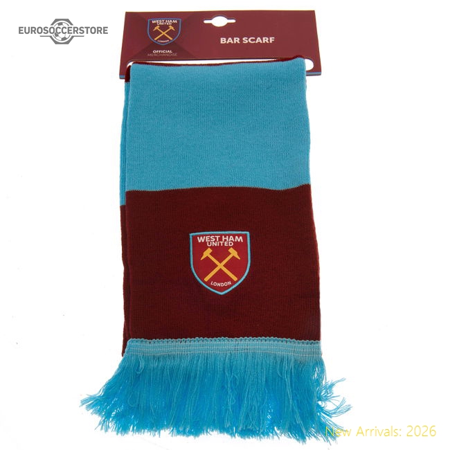 West Ham United FC Bar Scarf