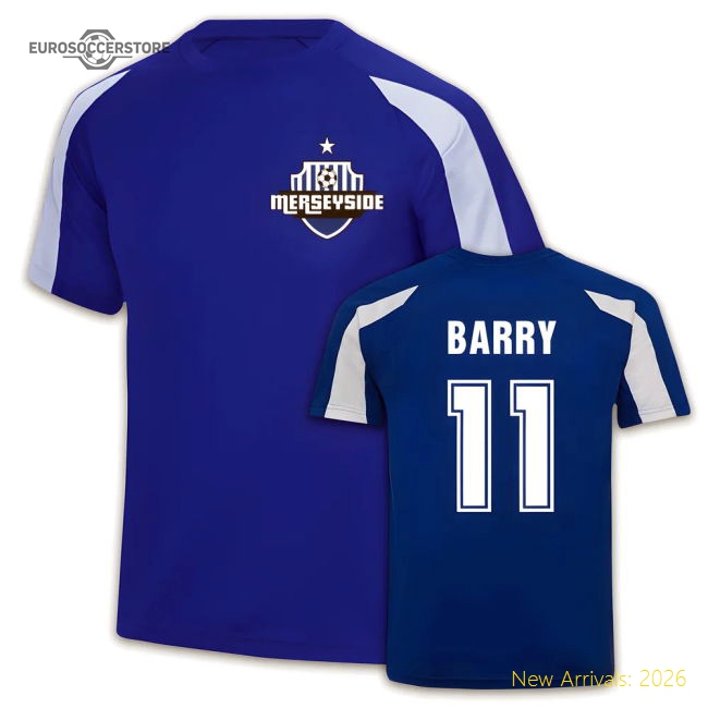 Authentic Barry Everton Sports Training Jersey (blue) - Premium