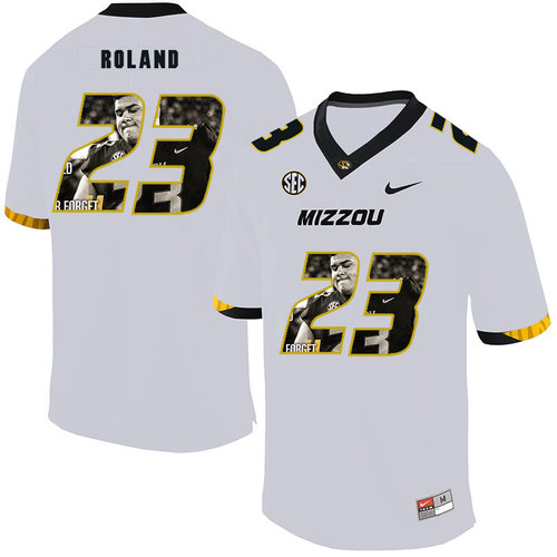 Men's None White 2024 away jersey Johnny Roland #23 moisture wicking