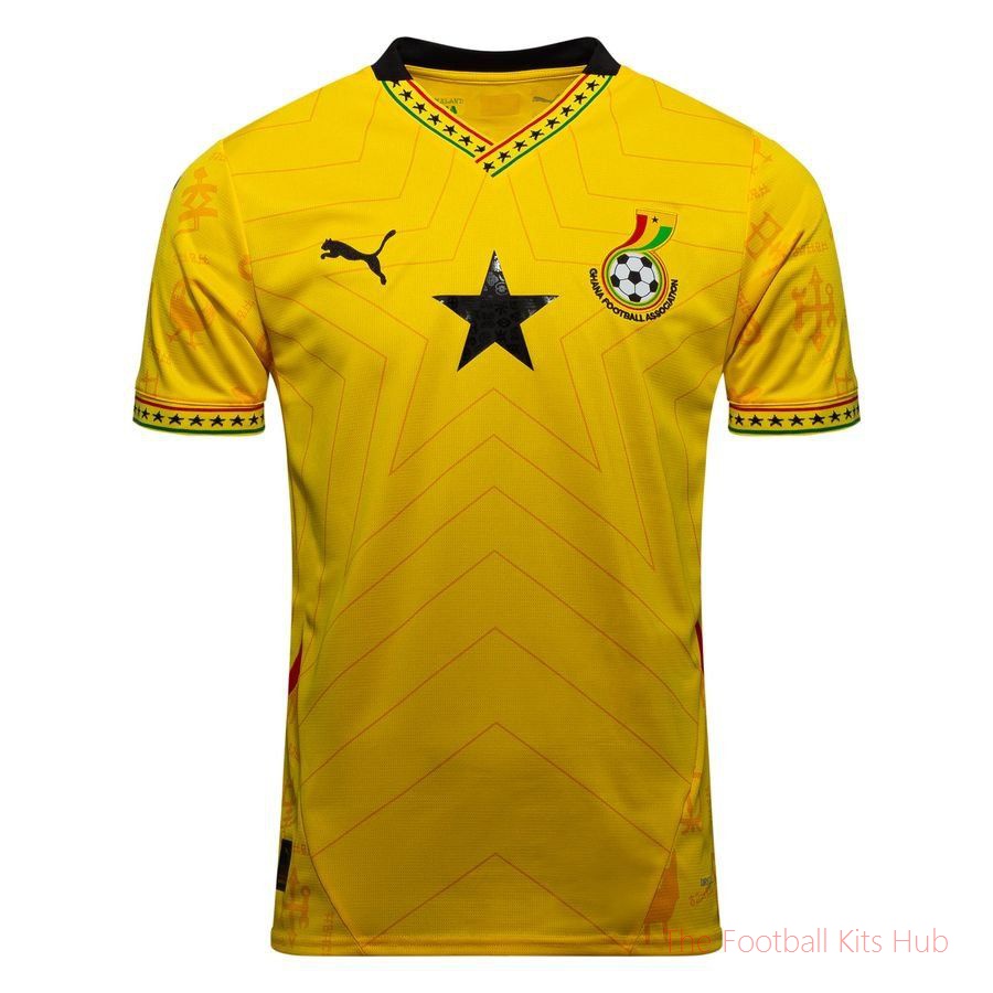 Ghana Away Shirt Africa Cup of Nations 2025