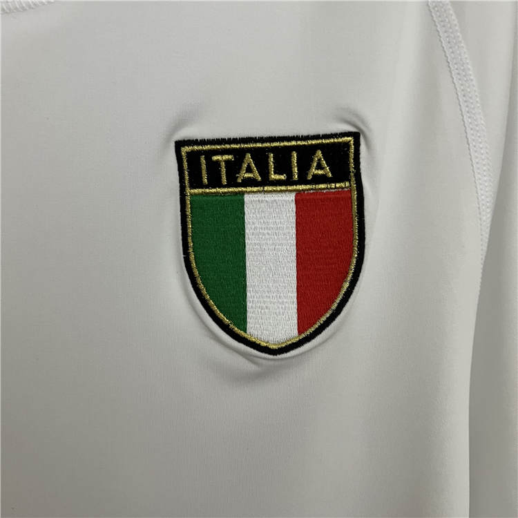 2000 Italy Away White Retro Shirt - Official Replica 4130