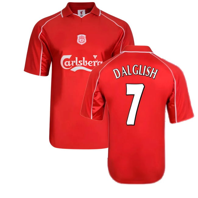 DALGLISH 7 Licensed Copy Liverpool Home Supporter Shirt for Adults (3)