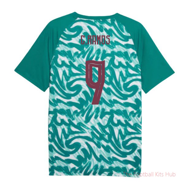 2026-2027 Portugal Warm Up Jersey (Green) (G.Ramos 9)