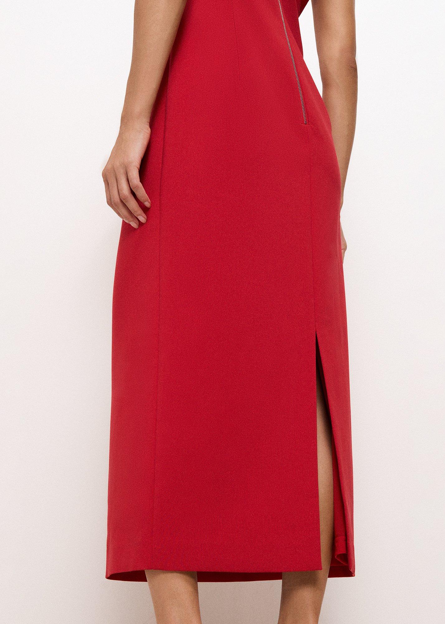 Milia Red Diamante Maxi Dress