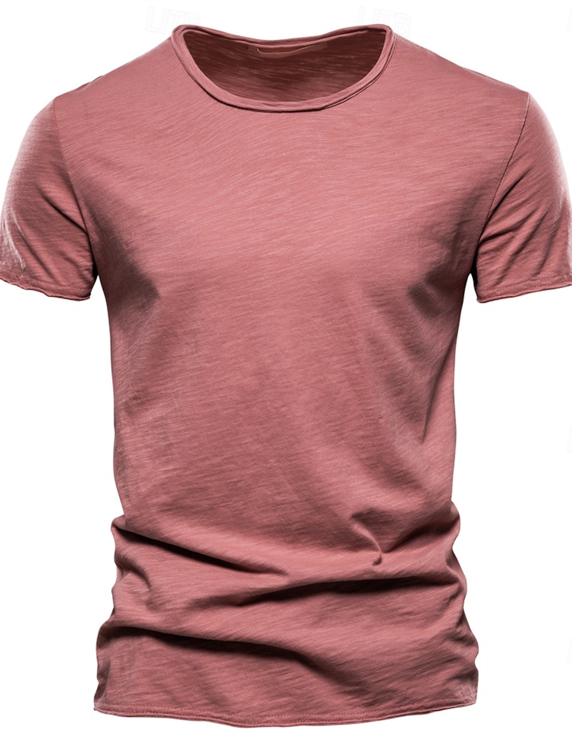 Men's T Shirt Tee Top Short Sleeves Crew Neck Summer Plain Fashion