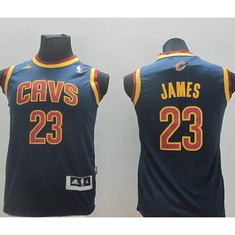 Authentic LeBron James23 Blue Jersey - - NBA Collection