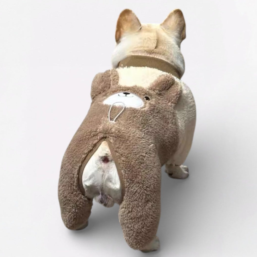 French Bulldog Bearly French Bulldog Coat – Plush Cotton Padded Coat