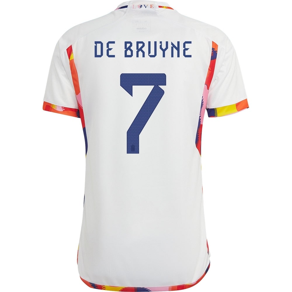BELGIUM AWAY WORLD CUP 2022 DE BRUYNE JERSEY