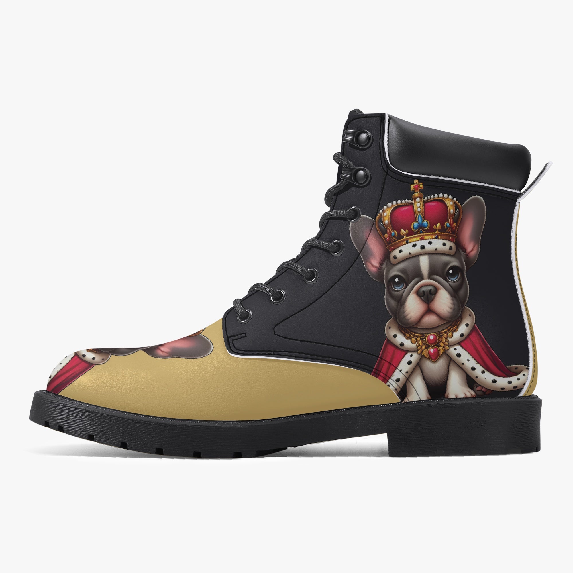 Frenchie-Fan Everyday Stanley - Casual Leather Boot as a Gift