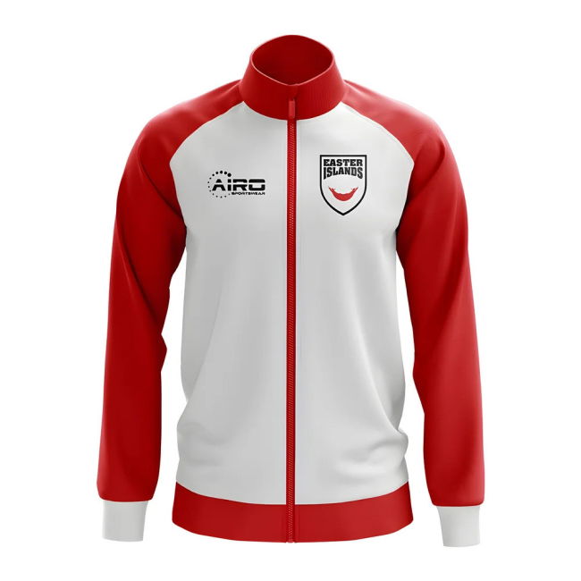 Easter Islands Concept Football Track Jacket (White) - Kids