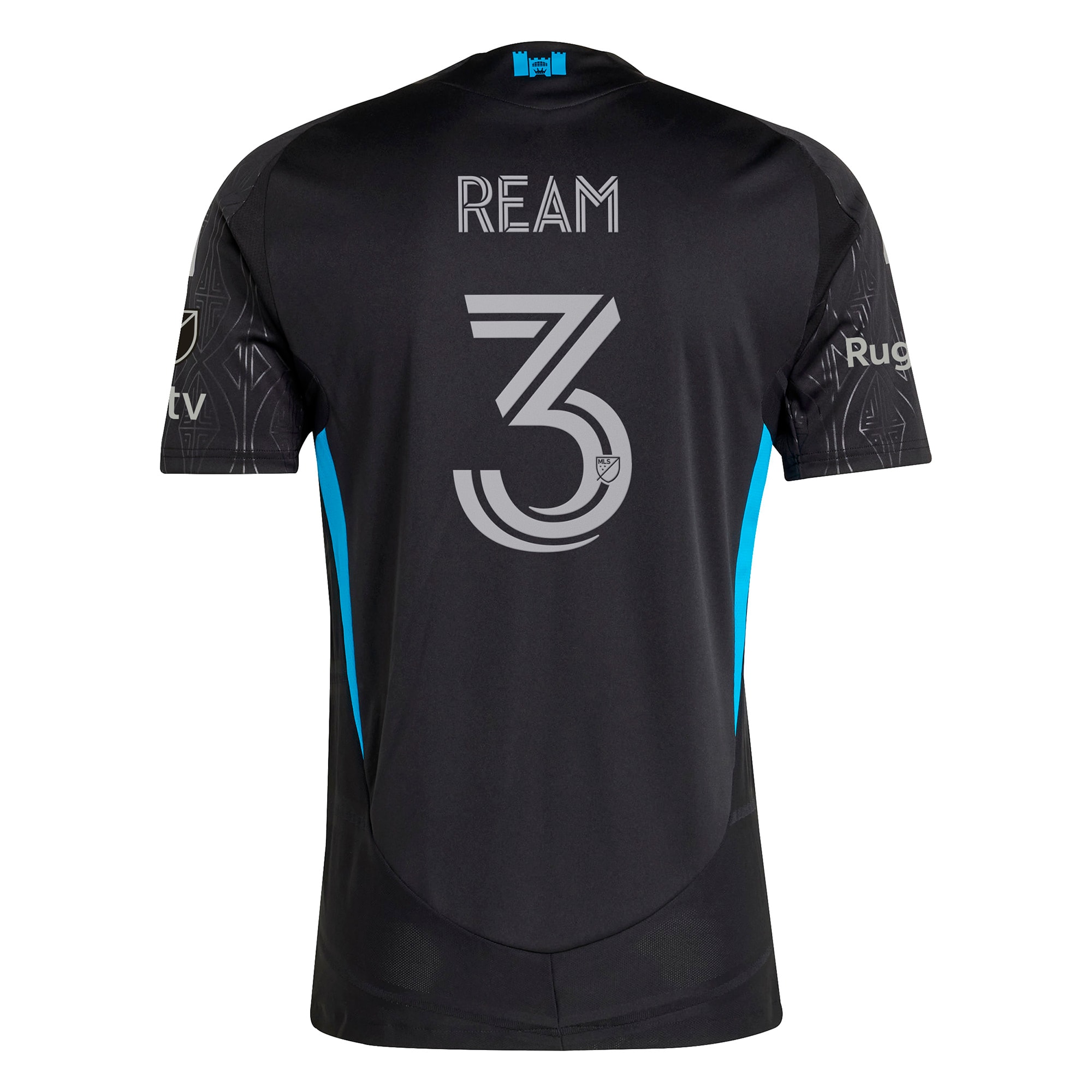 [JED] Tim Ream Charlotte FC 2025 Fortress Kit Authentic Player Jersey - Black