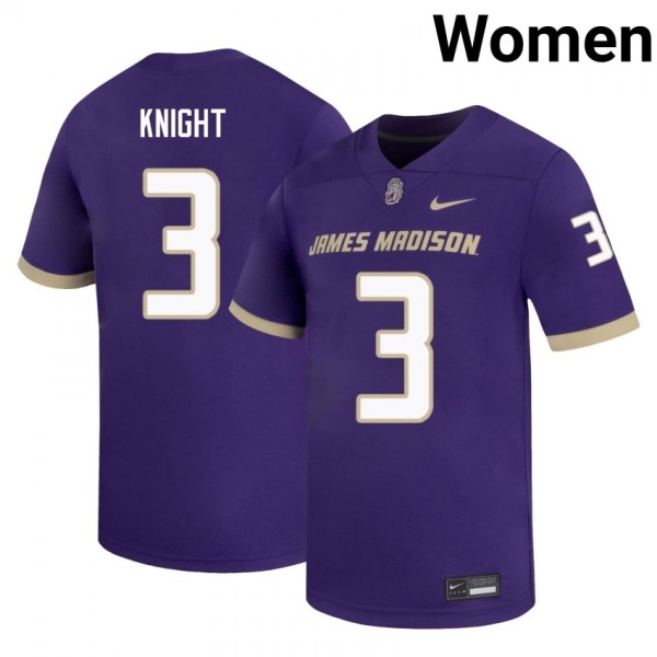Key Contributor Women #3 Wayne Knight Purple White Jersey