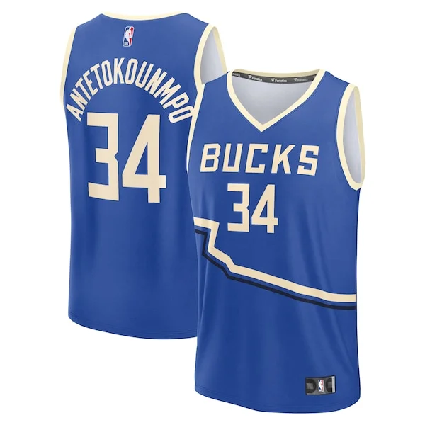 Giannis Antetokounmpo MIL Fast Break Jersey - vintage Basketball